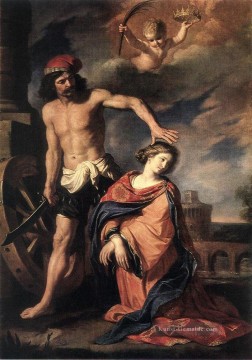 Guercino Werke - Martyrium von St Catherine Barock Guercino